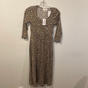 JESSICA SIMPSON Women’s Long Leopard Dress